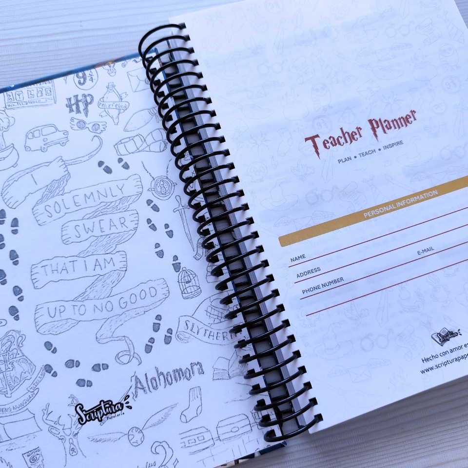 Planner Docente Harry Potter (sin fechas)