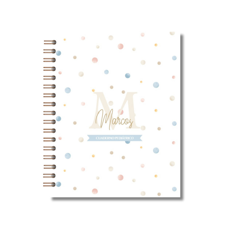 Agenda pediátrica Inicial de nombre (Niño)
