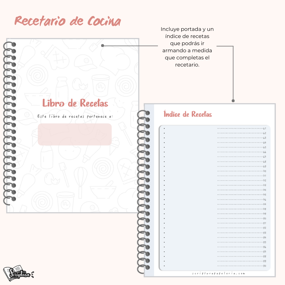Recetario de cocina