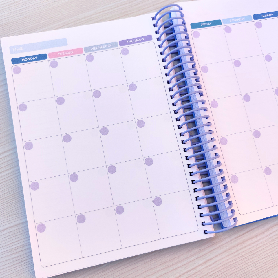 Agenda Docente en Inglés — Sin fechas (Personalizable)
