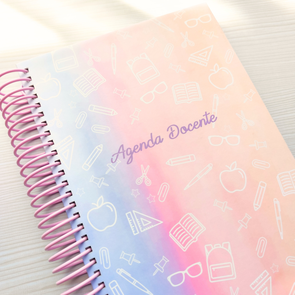 Agenda Docente en Español — Sin fechas (Personalizable)