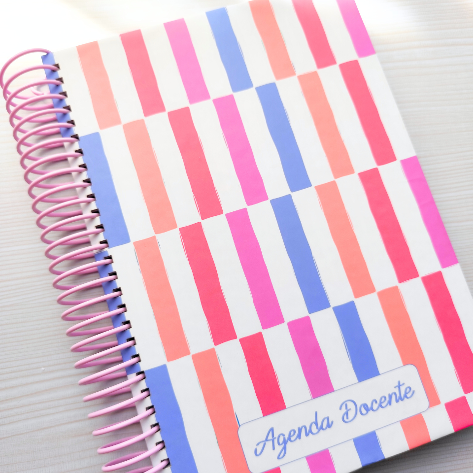 Agenda Docente en Español — Sin fechas (Personalizable)