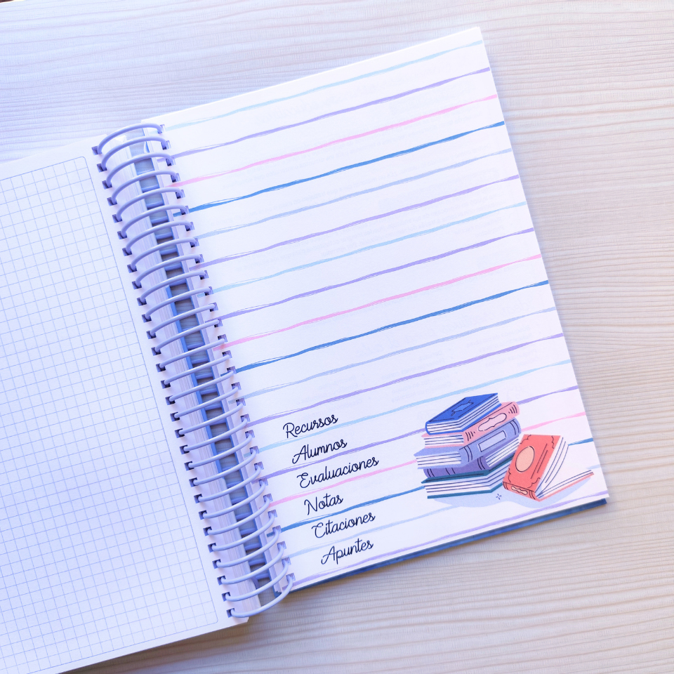 Agenda Docente en Español — Sin fechas (Personalizable)