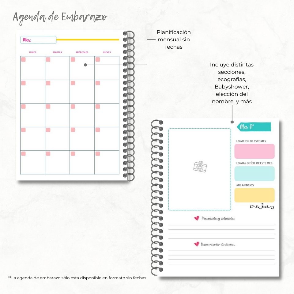 Agenda de embarazo