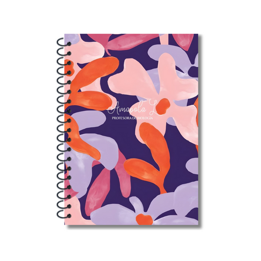 Agenda Docente 2024 Abstract Flowers