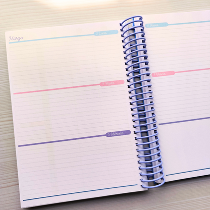 Agenda Docente en Español con fechas