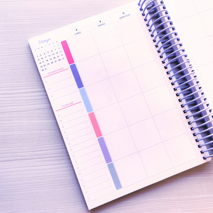 Agenda Docente en Español con fechas