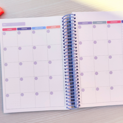 Agenda Docente en Español — Sin fechas (Personalizable)