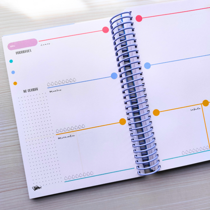 Agenda Docente en Español — Sin fechas (Personalizable)