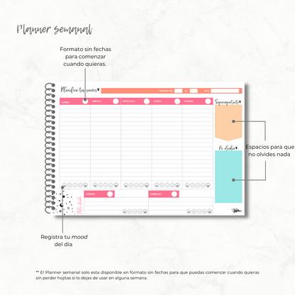Planner Semanal horizontal